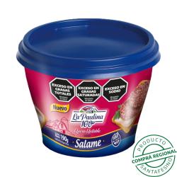 Queso untable salame La Paulina 190 Gr