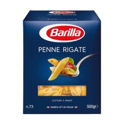 Fideos guiseros penne rigate - estuche Barilla 500 Gr