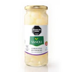 Cebollitas en vinagre - frasco Vanoli 200 Gr