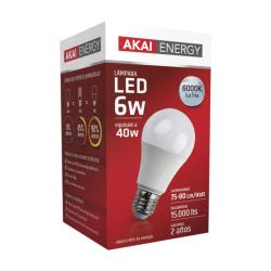Bujia led blanco frío 6w - e27 Akai 1 U