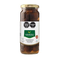 Aceitunas negras - frasco Vanoli 200 Gr