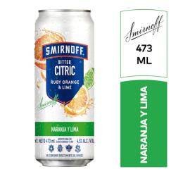 Bitter citric orange & lime - lata Smirnoff 473 Cm3