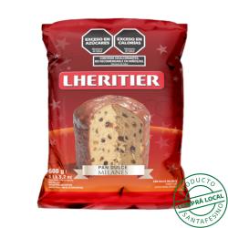 Pan dulce con frutas Lheritier 600 Gr