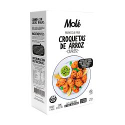 Premezcla para croquetas de arroz caprese Molé 200 Gr