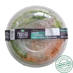 Ensalada premium lechuga zanahoria brotes y mix semillas Mantra 1 U