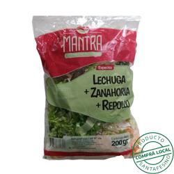 Ensalada lechuga repollo y zanahoria Mantra 200 Gr