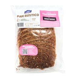 Pan rustico 3 harinas integrales La Francia 560 Gr