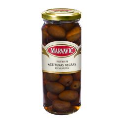 Aceitunas negras n 0 - frasco Marvavic 200 Gr