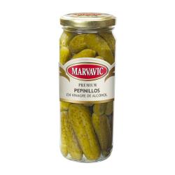 Pepinillos en vinagre - frasco Marvavic 200 Gr