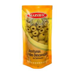 Aceitunas verdes descarozadas n 2 - doypack Marvavic 140 Gr
