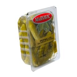 Pepinillos en vinagre - bandeja Marvavic 100 Gr