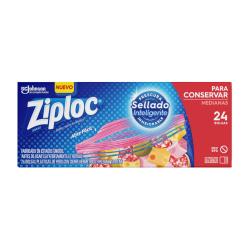 Bolsa conserva media Ziploc 24 U