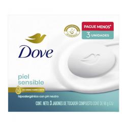 Jabón tocador piel sensible Dove 270 Gr
