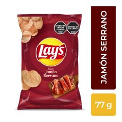 Papa frita sabor jamón serrano Lays 77 Gr