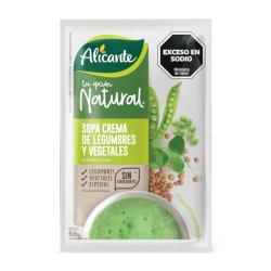 Sopa crema de legumbres y vegetales Alicante 68 Gr