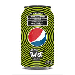Gaseosa cola black - lata Pepsi Twist 354 Ml