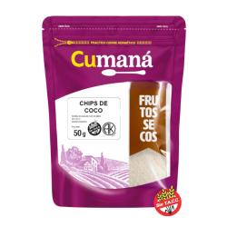 Chips coco deshidratado - doypack Cumaná 50 Gr