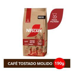 Café molido tostado - bolsa Nescafe 190 Gr