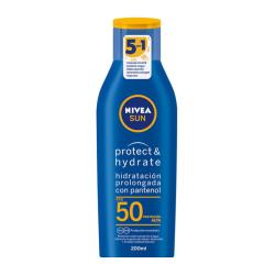 Protector solar hidratación  factor 50 Nivea Sun 200 Ml