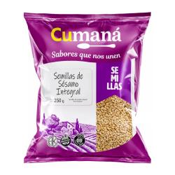 Semillas sesamo integral - flowpack Cumaná 250 Gr