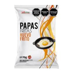 Papa frita sabor huevo frito sin gluten Julicroc 70 Gr