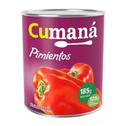 Pimientos morrones - lata Cumaná 185 Gr