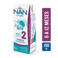 Formula lactea larga vida bebe 2 - tetra Nan 190 Ml