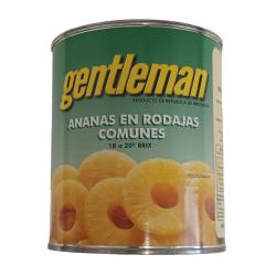 Ananas rodajas - lata Gentleman 820 Gr