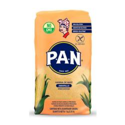 Harina maíz amarillo precocido P.a.n 1 Kg