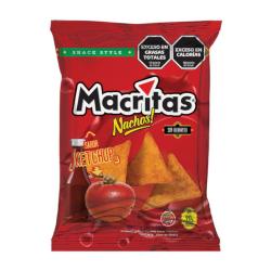 Nachos snacks sabor ketchup Macritas 90 Gr