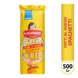 Fideos largo spaghetti huevo Lucchetti 500 Gr