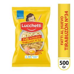 Fideos guiseros tirabuzón huevo Lucchetti 500 Gr