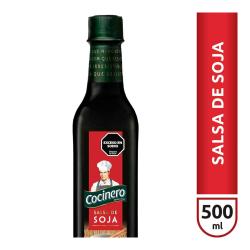 Salsa de soja - botella Cocinero 500 Ml