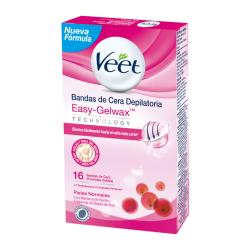 Banda depilatoria axilas+toallitas Veet 8 U