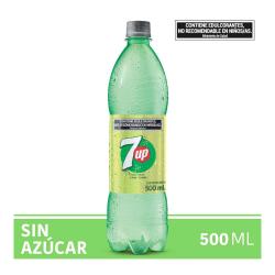 Gaseosa lima limón sin azúcar 7 Up 500 Ml