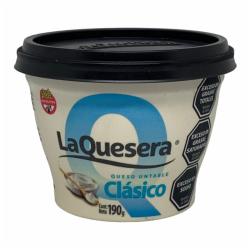Queso untable clásico La Quesera 180 Gr