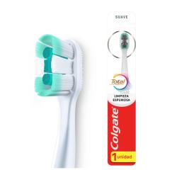 Cepillo dental total limpieza espumosa Colgate 1 U