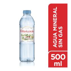 Agua mineral - botella Villavicencio 500 Ml