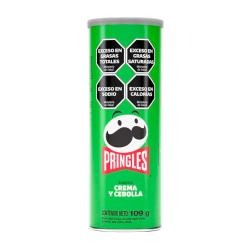 Papas fritas sabor crema/cebolla Pringles 109 Gr