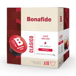 Café clásico capsulas d.g. Bonafide 45 Gr