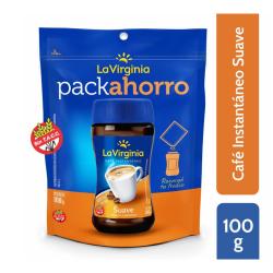 Cafe instantaneo torrado suave - pouch La Virginia 100 Gr