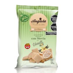 Galletita vainilla sin azúcar sin tacc Angiola 120 Gr