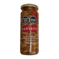 Porotos condimentados en aceite - frasco Marvavic 200 Gr