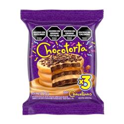 Alfajor triple chocotorta Chocolinas 71.5 Gr