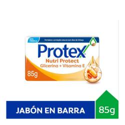 Jabón antibacterial vitamina e + glicerina Protex 85 Gr