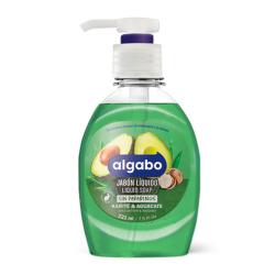 Jabón líquido karite/aguacate - dosificador Algabo 221 Ml