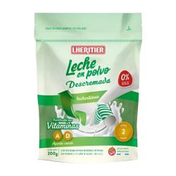 Leche polvo instánea desremada - pouch Lheritier 200 Gr