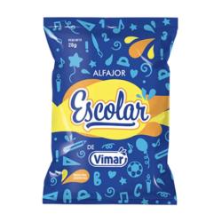 Alfajor dulce leche glaseado Escolar 28 Gr