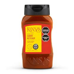 Ketchup curry - botella Kansas 295 Gr
