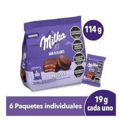 Mini alfajor mousse Milka 114 Gr